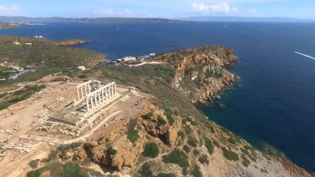 Sandra'S Sea View At Sounio Sounion Esterno foto